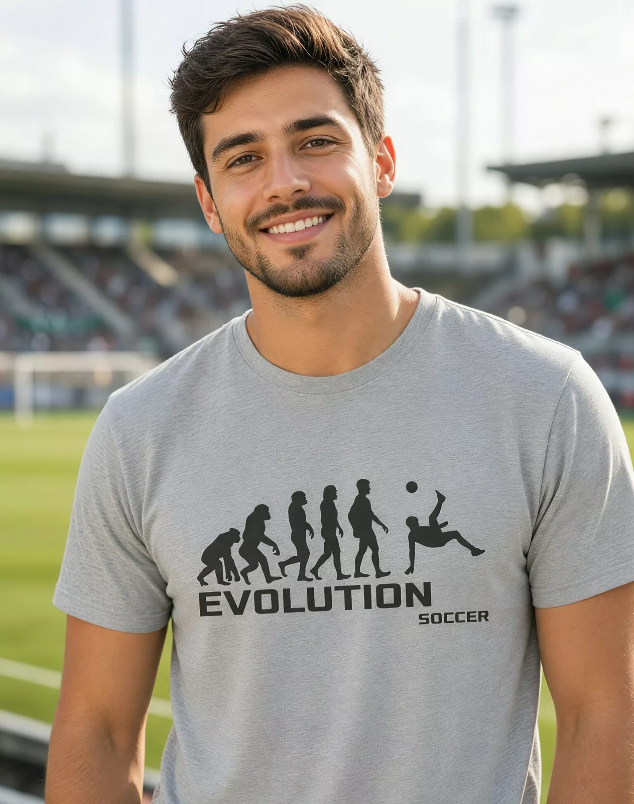 Pánské tričko Evoluce fotbalu