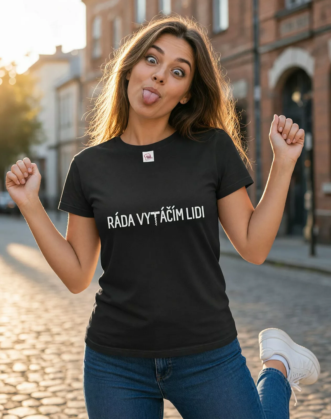 Dámské tričko Ráda vytáčím lidi