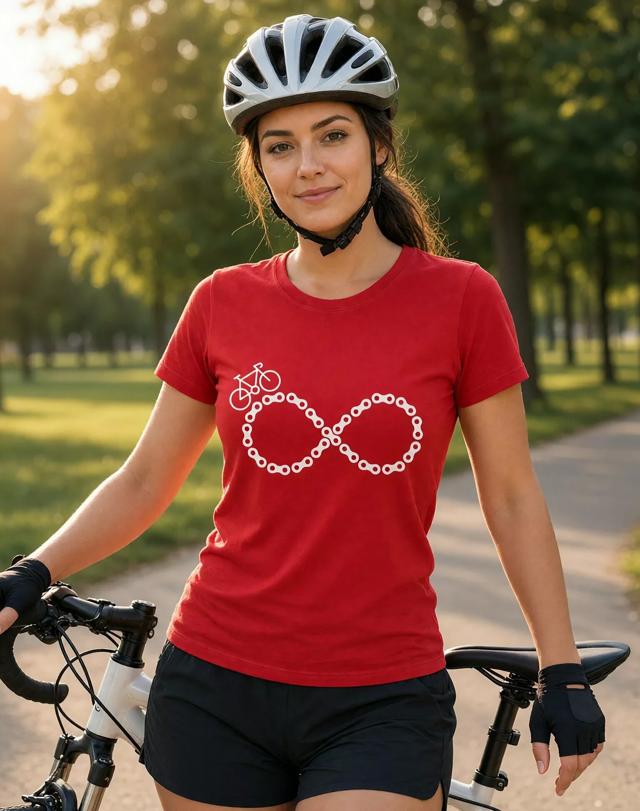 Dámské tričko Cyklistické nekonečno
