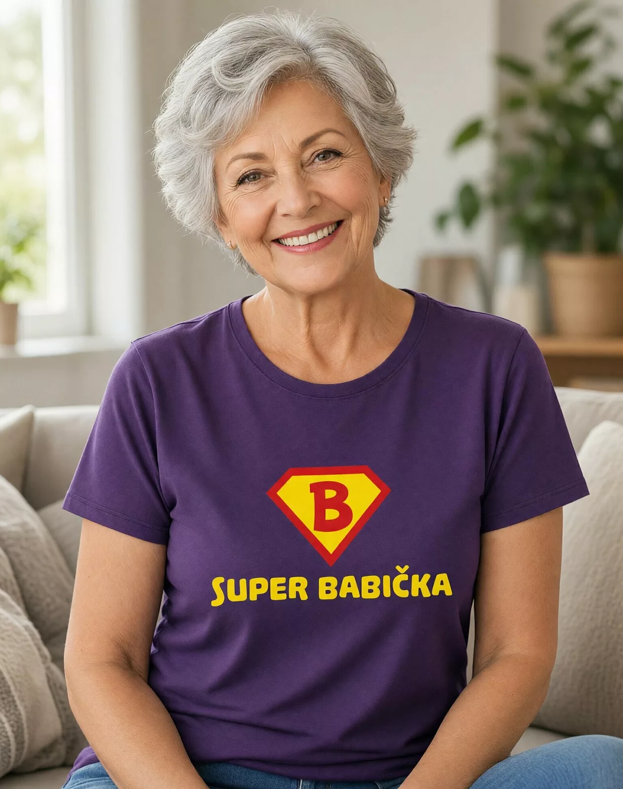 Dámské tričko Super babička