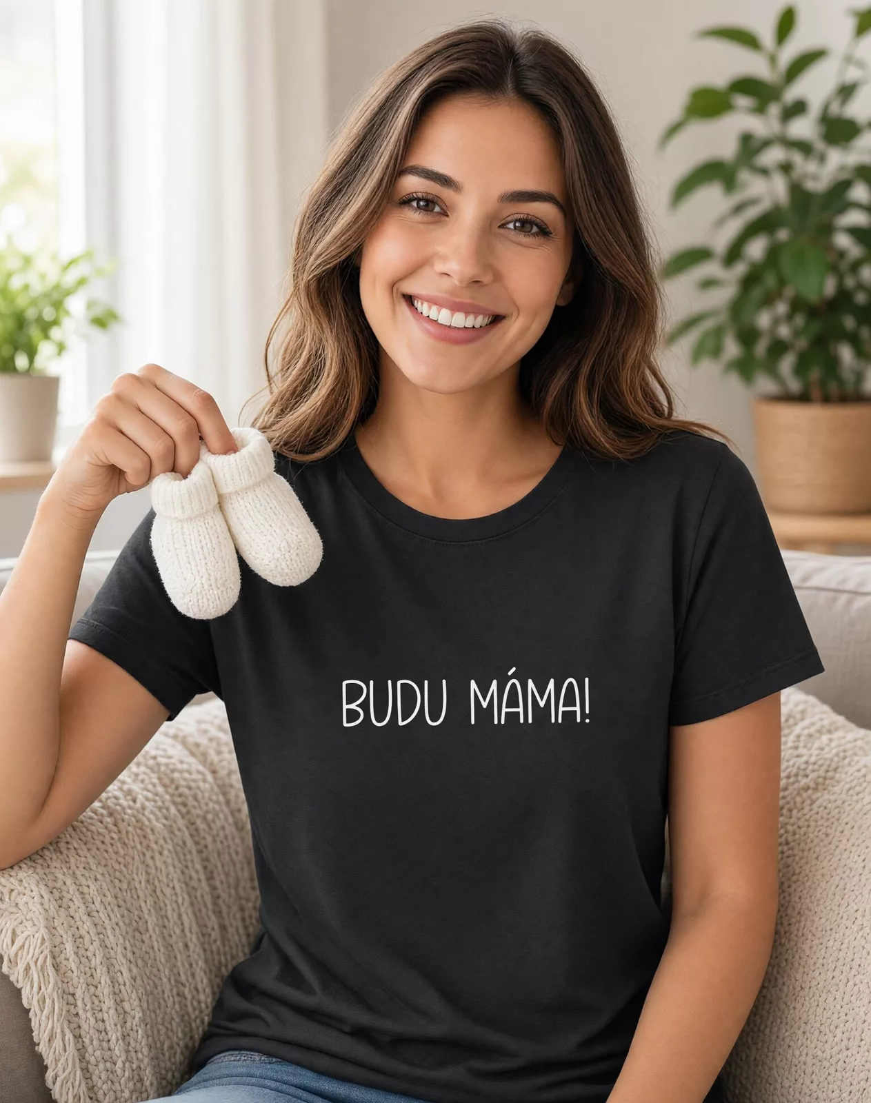Dámské tričko Budu máma!