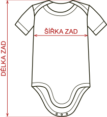 Dětská body s krátkým rukávem z BIO bavlny